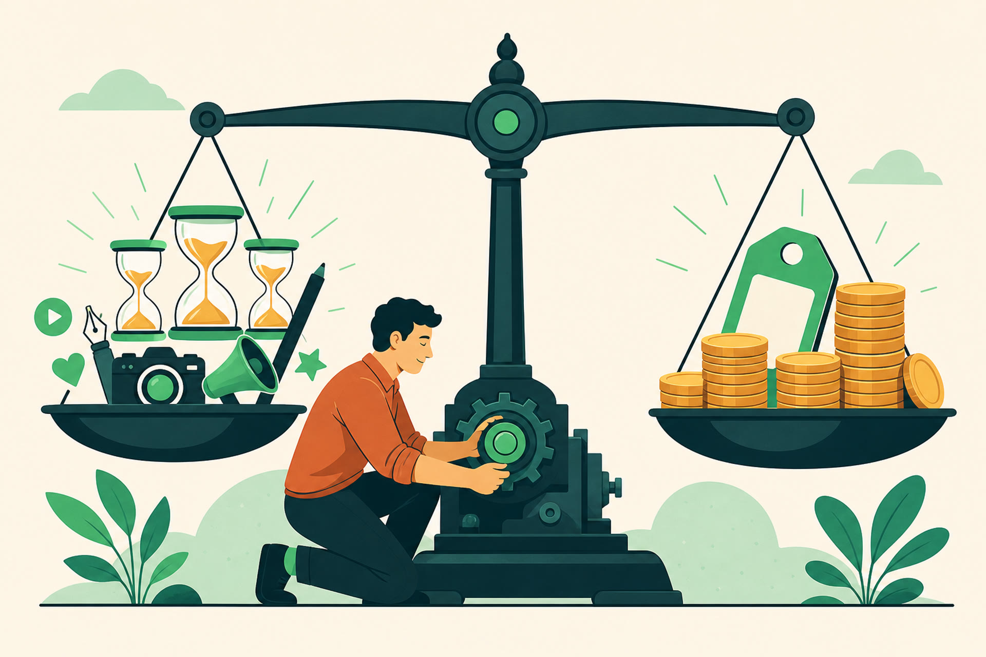 Como precificar serviços de marketing sem chutar (e sem se pagar mal)