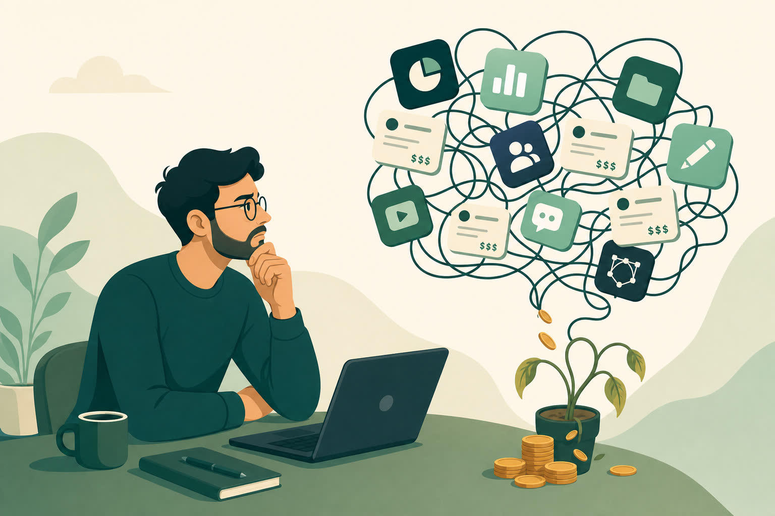 Sua stack de ferramentas está comendo o lucro da agência?